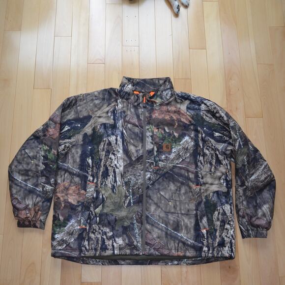 Carhartt Mossy Oak Camo Woodland Hunting Jacket Size 3XL 102699